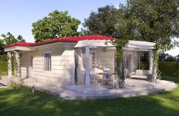 Casa mediteraneana parter, 95mp+20m terasa,330 mp teren, Rediu