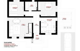 Casa superba 83 mp utili+ 50 mp mansarda, 407 mp, Holboca