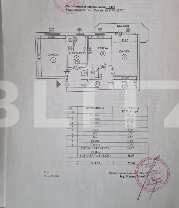 Apartament de vânzare 3 camere Pacurari - 151132AV | BLITZ Iași | Poza1