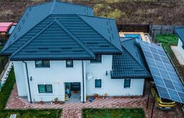 Vila superba 180mp, 450mp teren, cu piscina, foisor in Miroslava