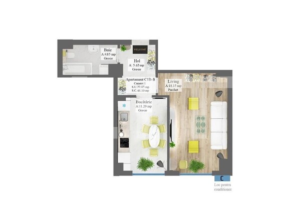 Garsonieră de vânzare Frumoasa - 153445AV | BLITZ Iași | Poza5