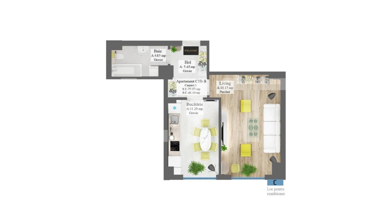 Garsonieră de vânzare Frumoasa - 153445AV | BLITZ Iași | Poza5