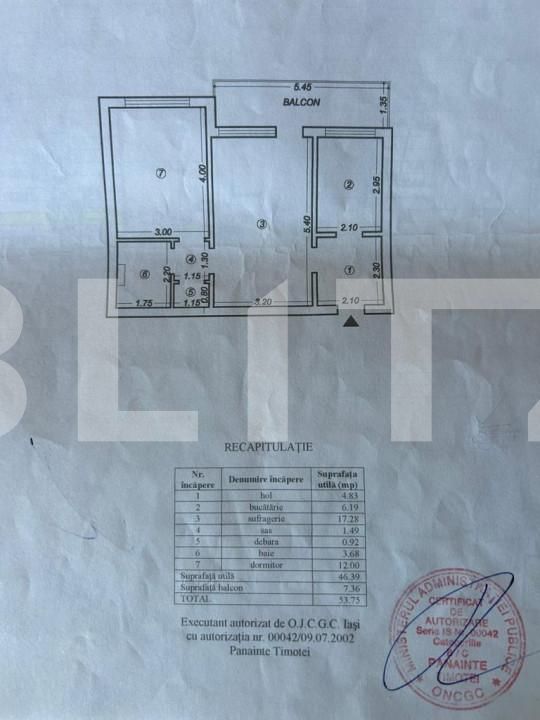 Apartament de vânzare 2 camere Tatarasi - 153520AV | BLITZ Iași | Poza6