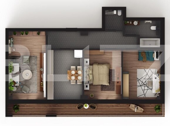 Apartament de vânzare 3 camere Visani - 153653AV | BLITZ Iași | Poza2