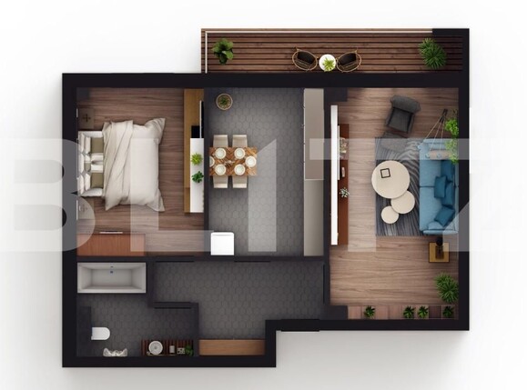 Apartament de vânzare 2 camere Visani - 153767AV | BLITZ Iași | Poza2