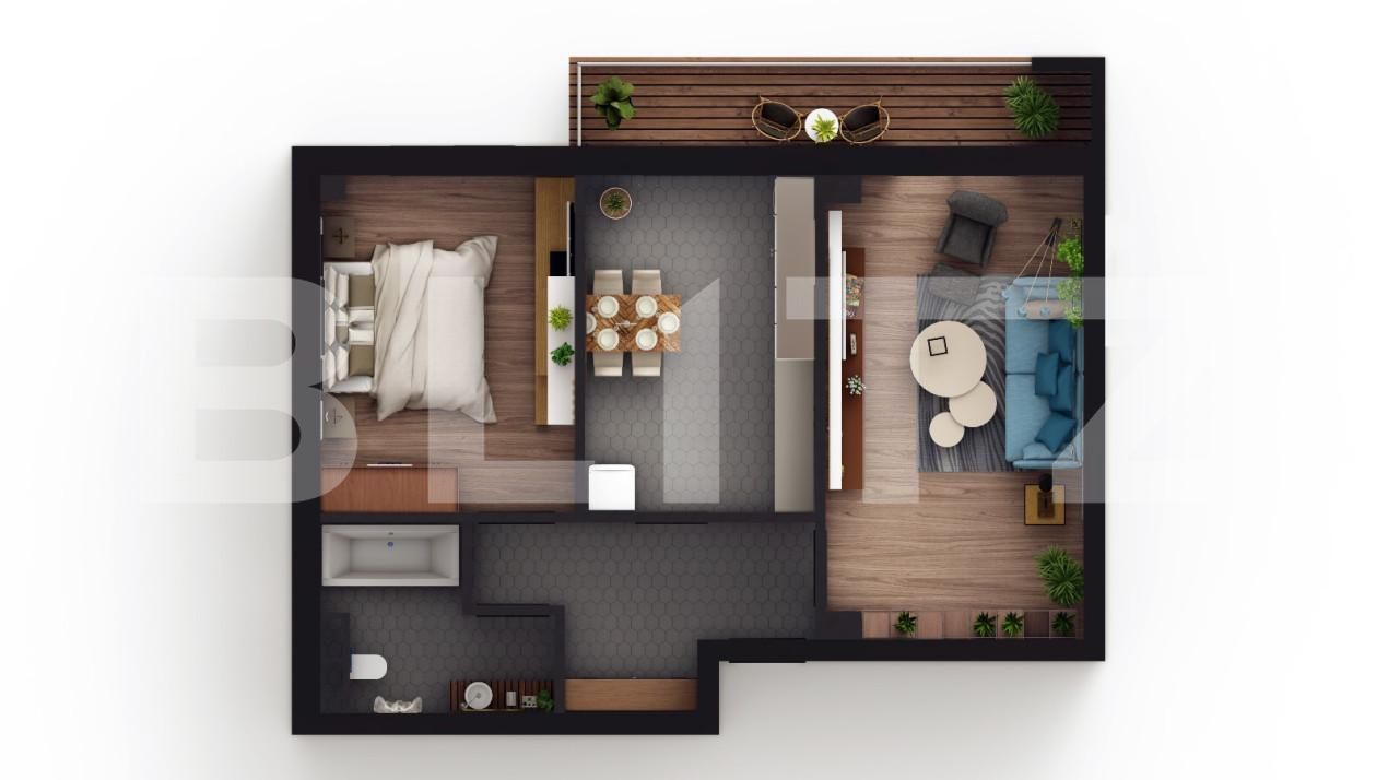 Apartament de vânzare 2 camere Visani - 153767AV | BLITZ Iași | Poza2