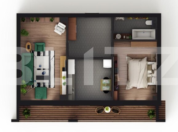 Apartament de vânzare 2 camere Visani - 153768AV | BLITZ Iași | Poza2