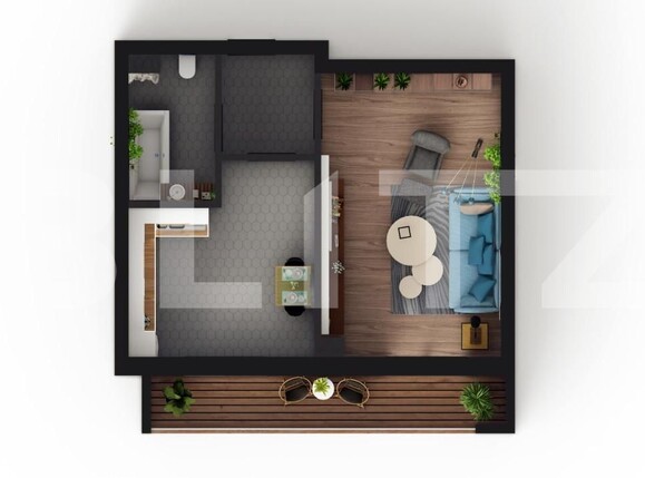 Garsonieră de vânzare Visani - 153770AV | BLITZ Iași | Poza2