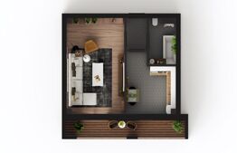 Apartament de 1 camera, complex premium, zona Visan