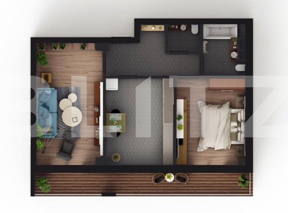 Apartament de vânzare 2 camere Visani - 153830AV | BLITZ Iași | Poza7