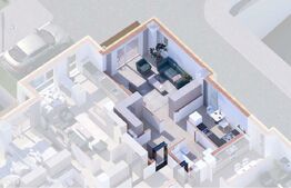 Apartament de 1 camera, 46.35mp, zona Copou