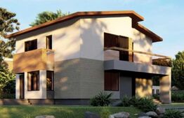 Casa la rosu, Visani, 120mp, 580 mp teren