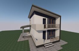 Casa individuala P+1, 83 mp utili, 300mp teren, Visani