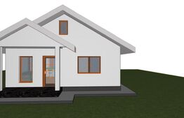 Casa individuala 3 camere, 73mp utili, teren 580mp Visan Iasi