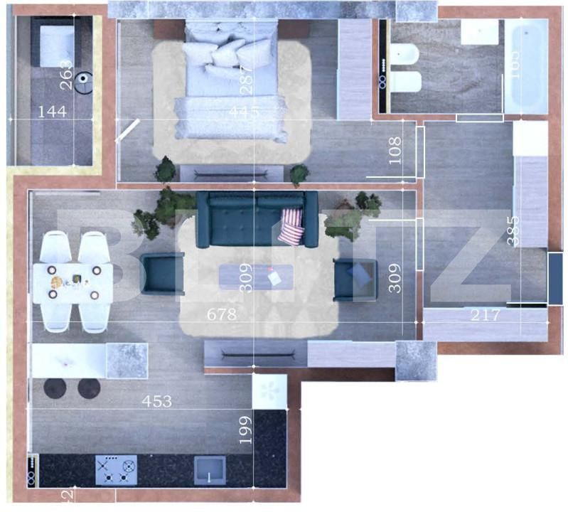 Apartament de vânzare 2 camere Copou - 160323AV | BLITZ Iași | Poza2