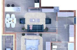 Apartament 2 camere, 56 mp, Copou