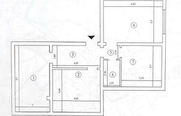 Apartament decomandat 3 camere, 72.81 mp, Zona Bucium