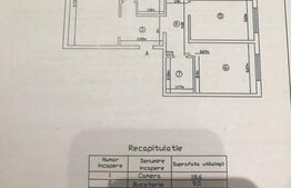 Apartament decomandat 3 camere, 70.7 mp, zona Bl Poitiers