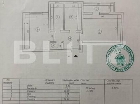 Apartament de vânzare 2 camere Bucium - 162333AV | BLITZ Iași | Poza10
