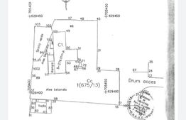 Teren intravilan, 2540 mp, constructie pe teren, zona Tomesti