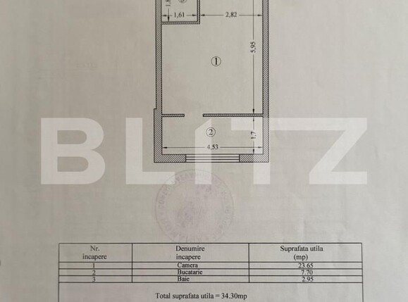 Garsonieră de vânzare Valea Adanca - 163850AV | BLITZ Iași | Poza7