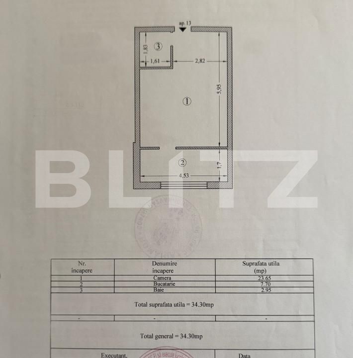 Garsonieră de vânzare Valea Adanca - 163850AV | BLITZ Iași | Poza7