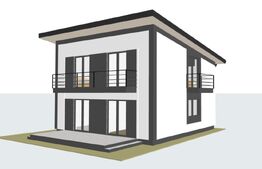 Casa de vanzare 4 camere, 109 mp, 450 mp teren,Valea Lupului