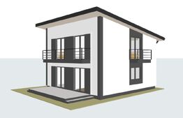 Casa de vanzare 4 camere, 109 mp, 450 mp teren,Valea Lupului