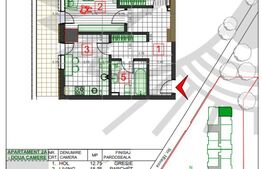 Apartament de 2 camere, decomandat, 69mp, zona CUG