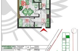 Promotie! Apartament de 1 camera, 45mp, mobilat si utilat, zona CUG