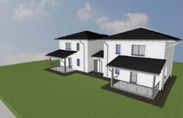 Casa la rosu  4 camere, 106 mp, zona Miroslava