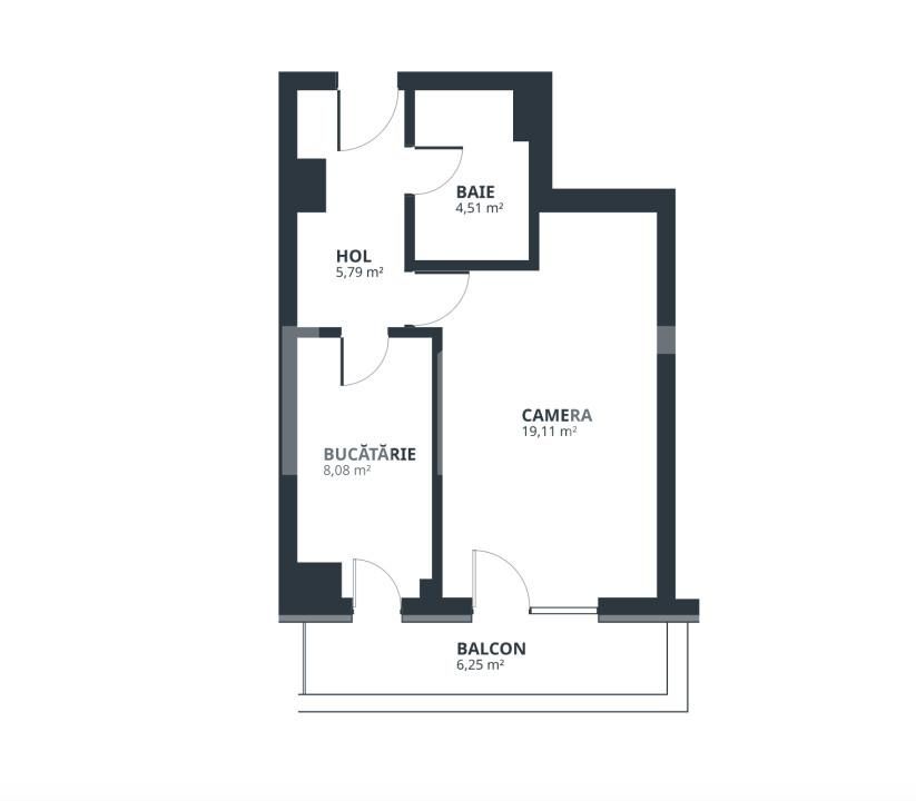 Garsonieră de vânzare Tatarasi - 168114AV | BLITZ Iași | Poza2