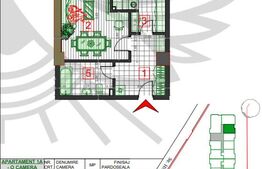 Promotie! Apartament de 1 camera, 48mp, mobilat si utilat, zona CUG