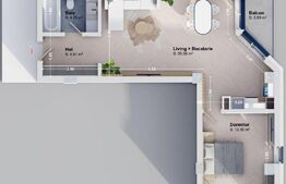 Apartament de lux cu 2 camere, 55,06 mp, zona Rediu