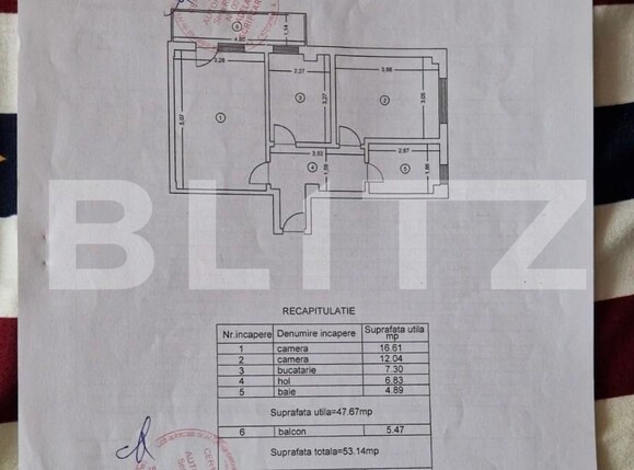 Apartament de vânzare 2 camere Nord-Vest - 168558AV | BLITZ Iași | Poza7
