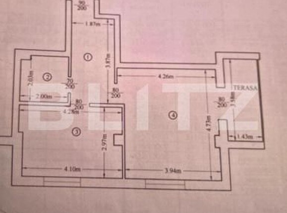 Apartament de vânzare 2 camere Exterior Nord - 168692AV | BLITZ Iași | Poza9