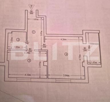 Apartament de vânzare 2 camere Exterior Nord - 168692AV | BLITZ Iași | Poza9