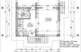 Casa individuala, 4 camere, 2 bai, 128mp, la rosu, zona Sorogari