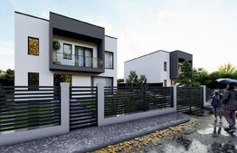 Casa individuala, 4 camere, 2 bai, 128mp, la rosu, zona Sorogari