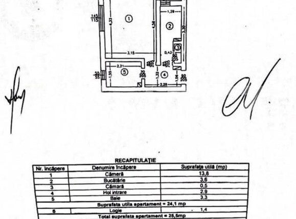 Garsonieră de vânzare Tatarasi - 169742AV | BLITZ Iași | Poza1