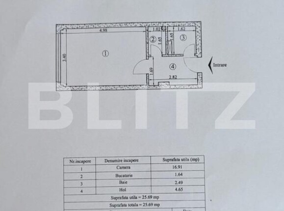 Garsonieră de vânzare Nicolina - 170524AV | BLITZ Iași | Poza5