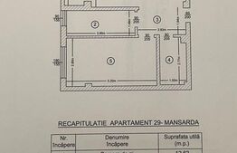Apartament de 2 camere, 44 mp, loc de parcare, zona Lidl Bucium 