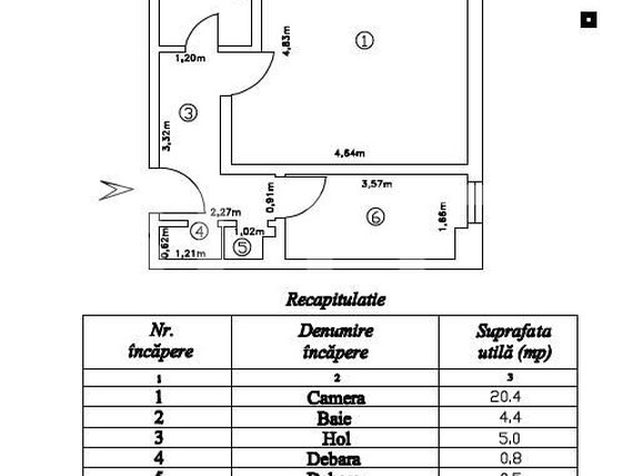 Garsonieră de vânzare Cug - 173212AV | BLITZ Iași | Poza6