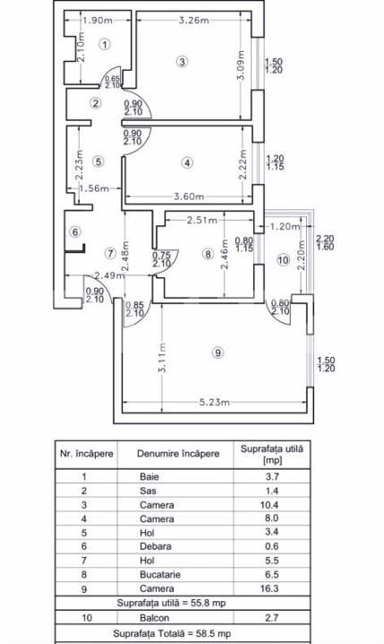 Apartament de vânzare 3 camere Zimbru - 174886AV | BLITZ Iași | Poza9