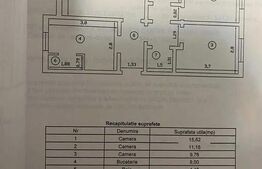 Apartament 3 camere, 62 mp - Dacia