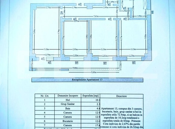 Apartament de vânzare 3 camere Visani - 176558AV | BLITZ Iași | Poza21