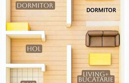 Apartament de vanzare, cu 3 camere, zona Lunca Cetatuii