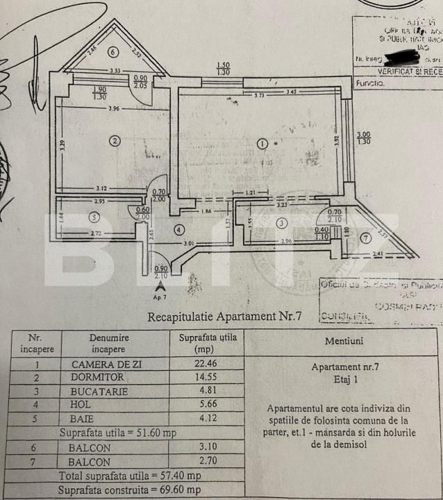 Apartament de vânzare 3 camere Canta - 179037AV | BLITZ Iași | Poza6