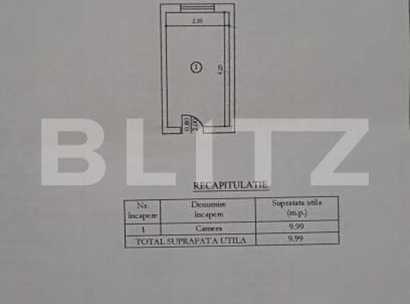Garsonieră de vânzare Bularga - 180105AV | BLITZ Iași | Poza5