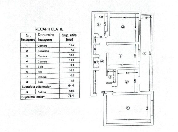 Apartament de vânzare 3 camere Dancu - 181561AV | BLITZ Iași | Poza9